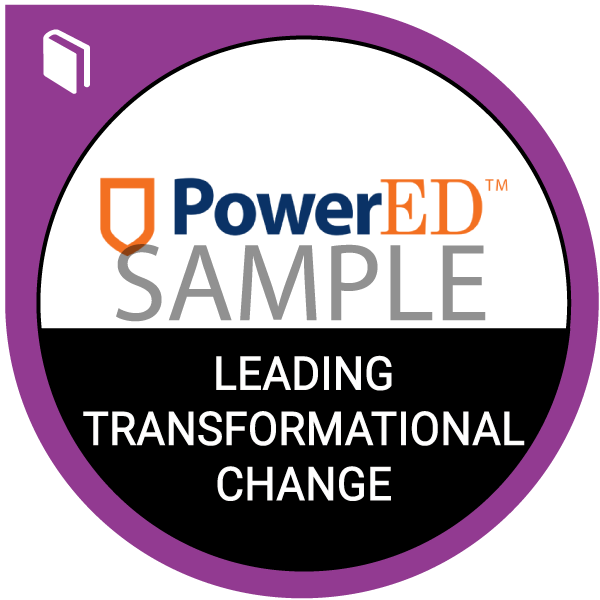 Leading Transformational Change